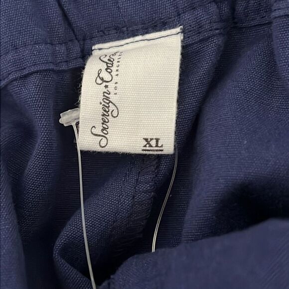 Sovereign Code Navy Snapshot Belted Shorts Size XL NWT - Picture 4 of 9